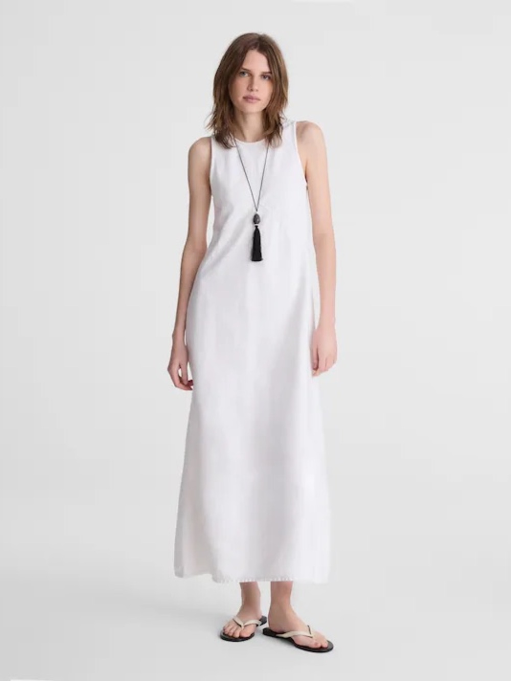 Madewell Denim Seamed Maxi Dress